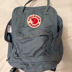 fjallraven blue backpack